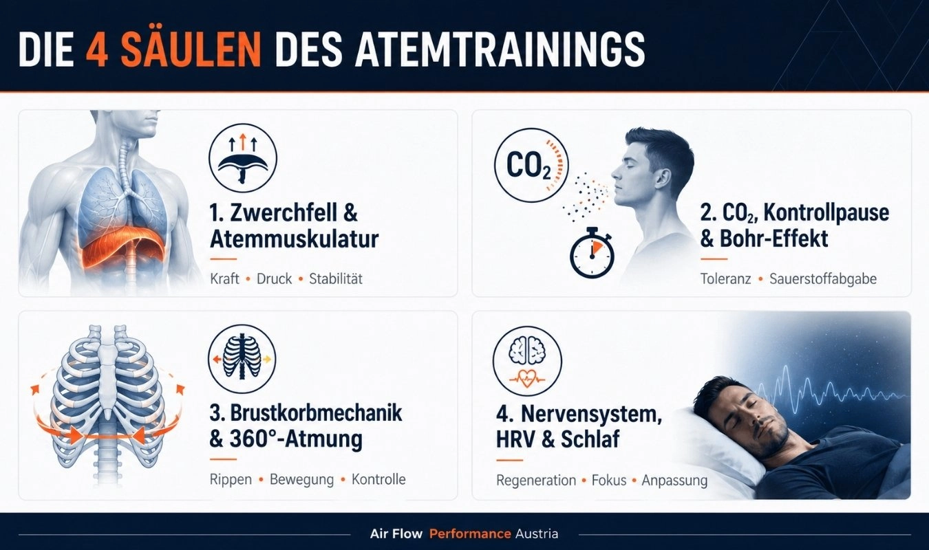 Die 4 Säulen des Atemtrainings — AirFlow Performance
