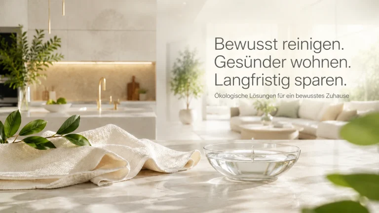 Ökologisch reinigen, gesünder wohnen und langfristig sparen – ökologische Lösungen für ein bewusstes Zuhause
