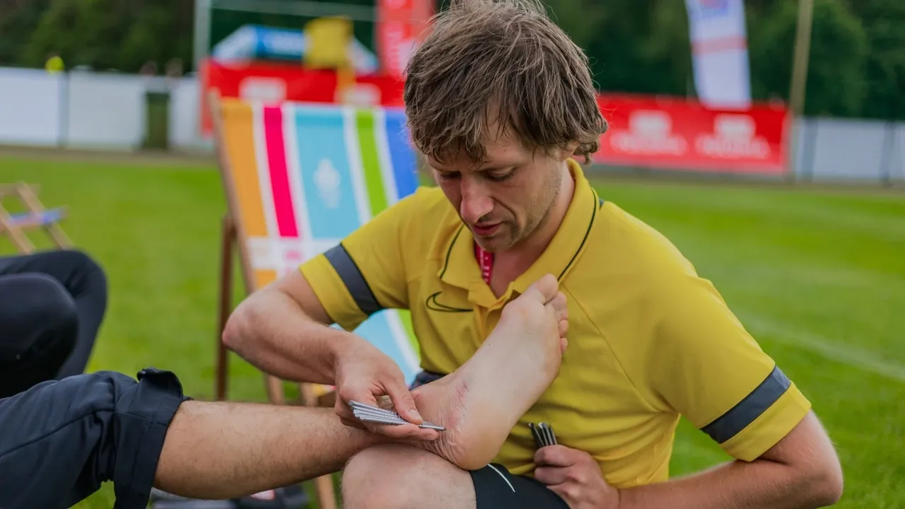 Pinotherapie bei einem Sportler in Wien