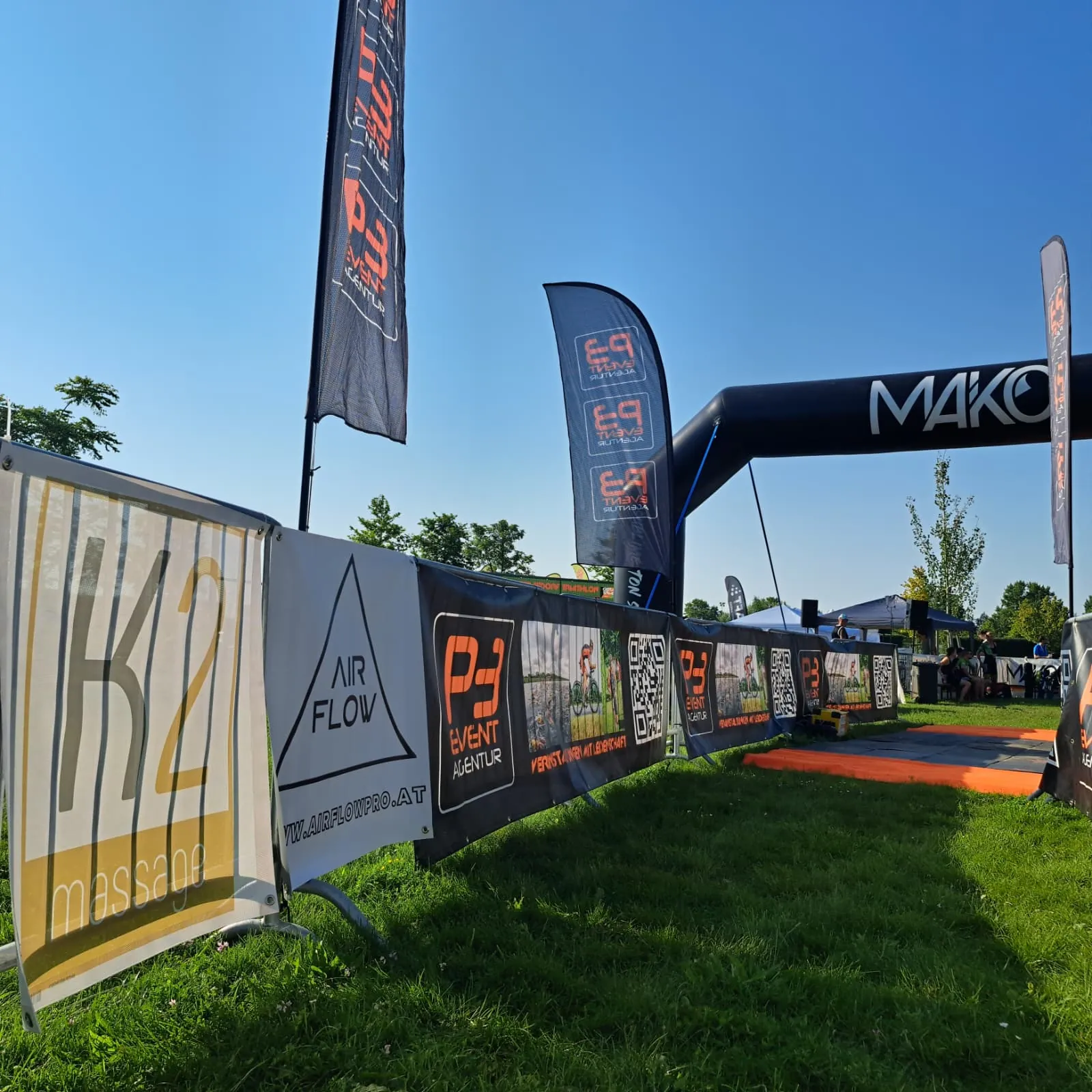 K2 Massage – Einsatz bei einem Sportevent