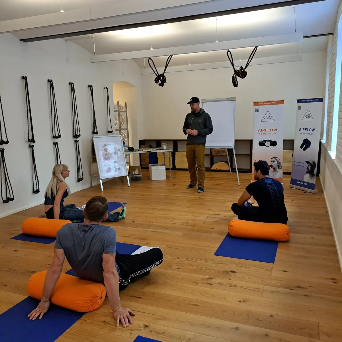 Air Flow Performance breathing workshop with athletes